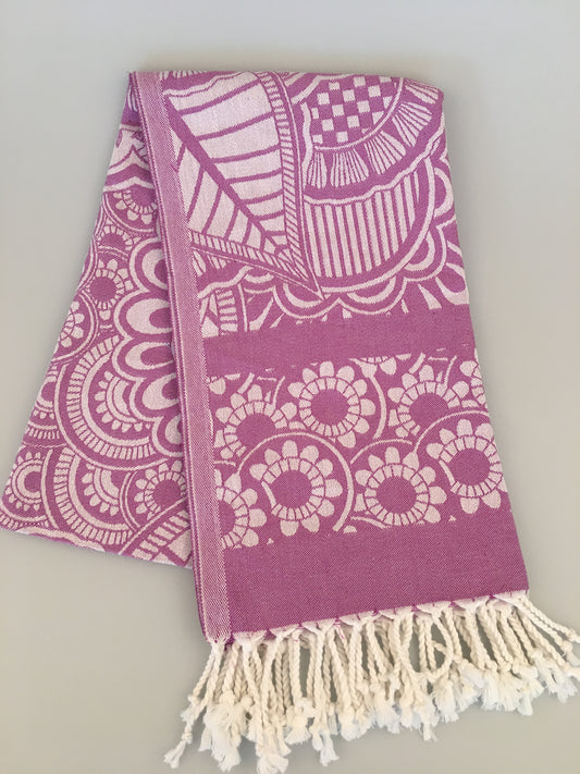 Alinda Türkisches Jacquard-Peshtemal-Handtuch (300g / 400g)