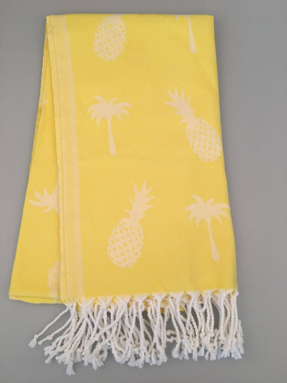 Lyrbe Pineapple Türkisches Jacquard-Peshtemal-Handtuch (300g / 400g)