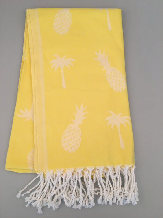 Lyrbe Pineapple Türkisches Jacquard-Peshtemal-Handtuch (300g / 400g)