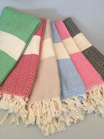 Lycia Letoon Türkisches Strandhandtuch Peshtemal (430g)