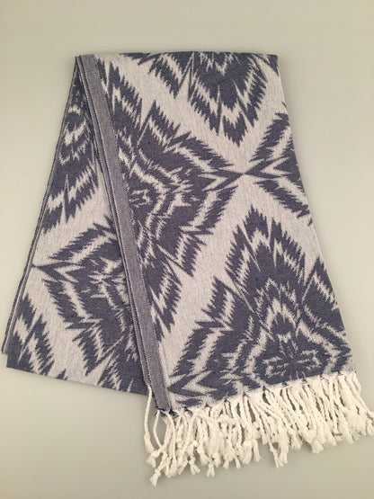 Larisa Türkisches Jacquard-Peshtemal-Handtuch (300g / 400g)